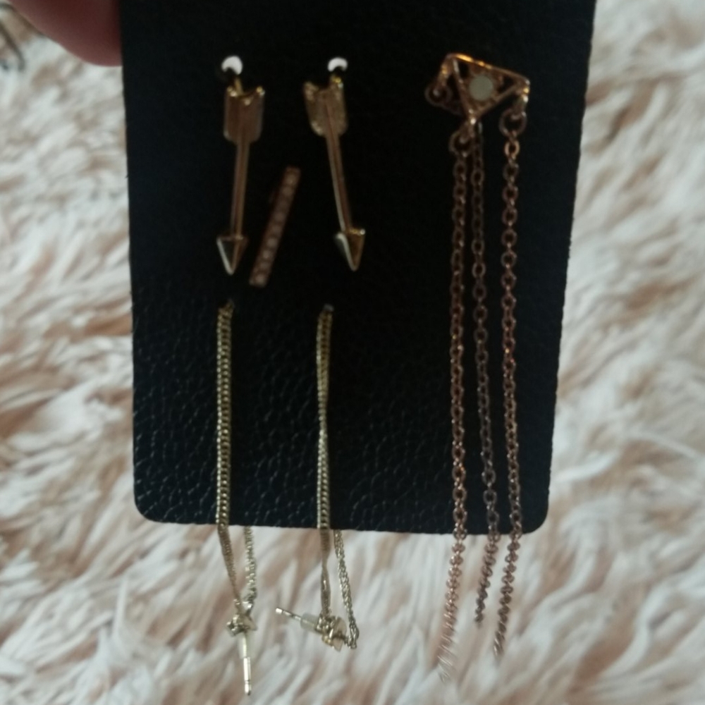 free people earring set